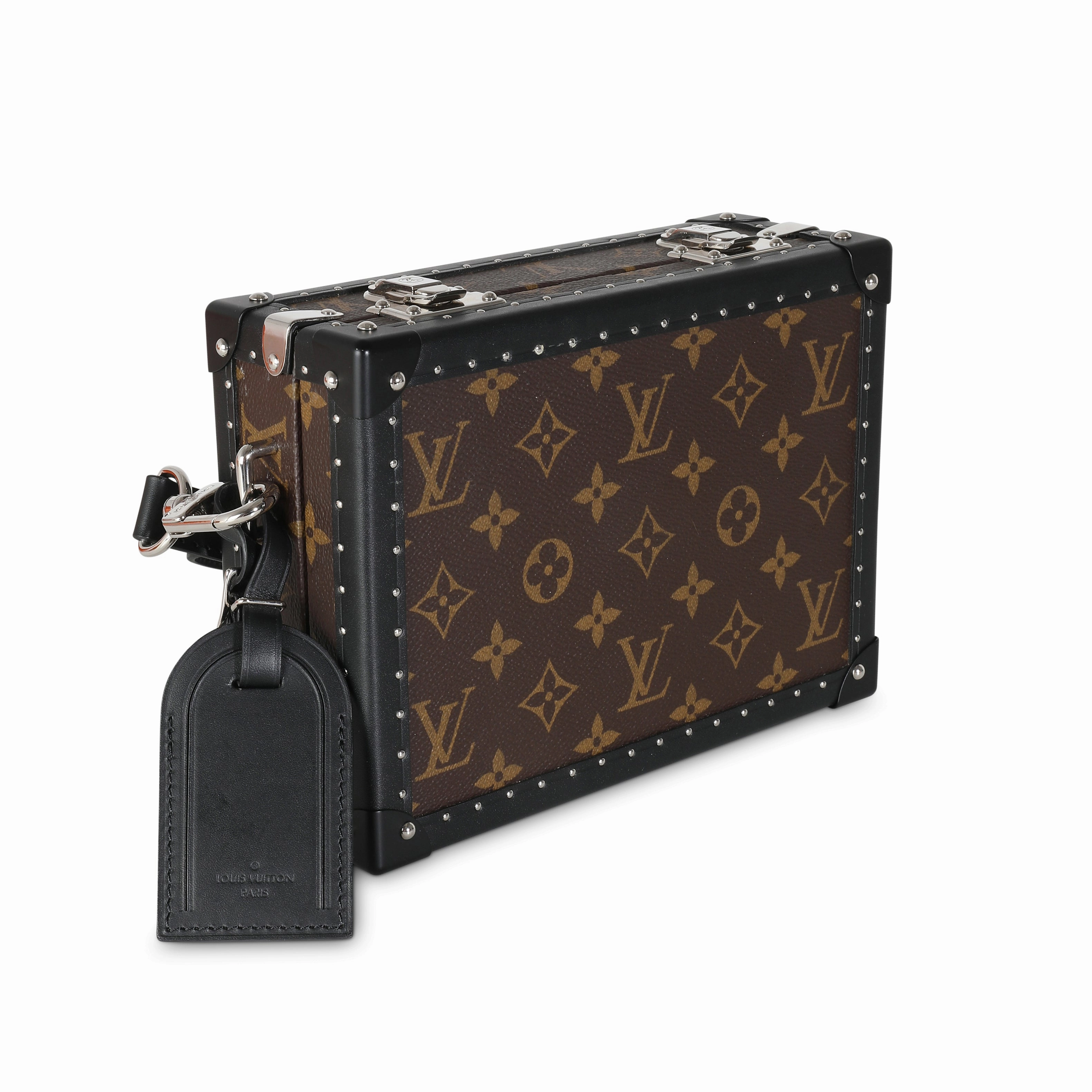 Louis Vuitton Monogram Macassar Canvas Clutch Box