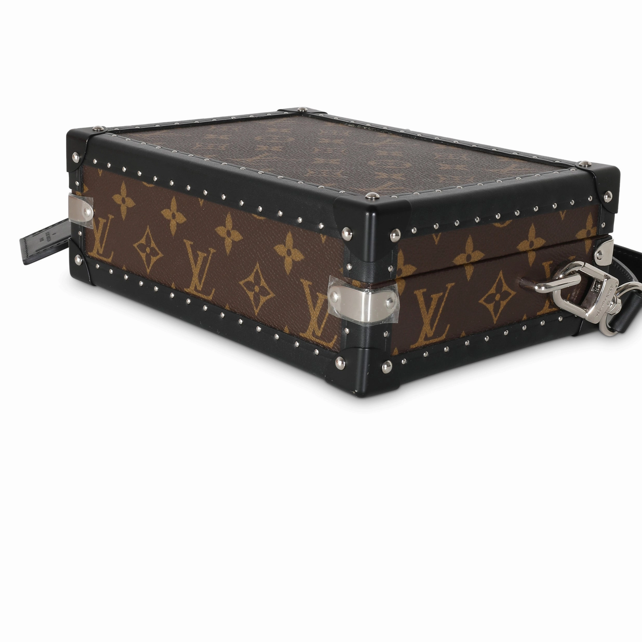 Louis Vuitton Monogram Macassar Canvas Clutch Box
