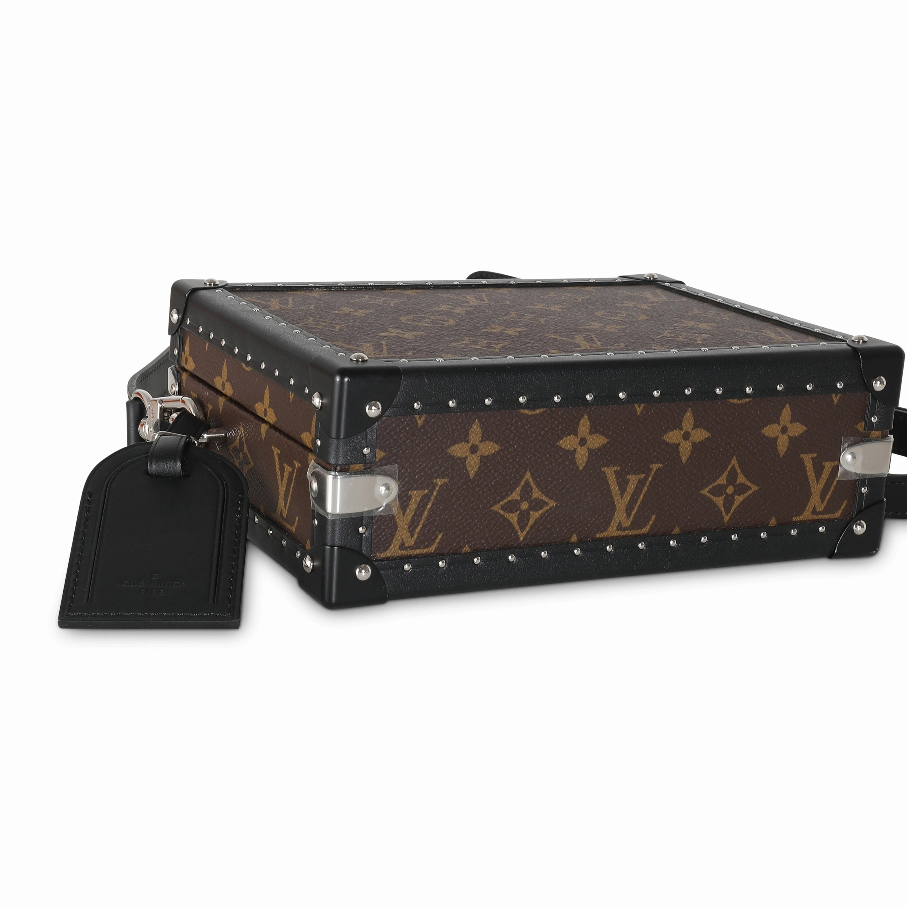 Louis Vuitton Monogram Macassar Canvas Clutch Box