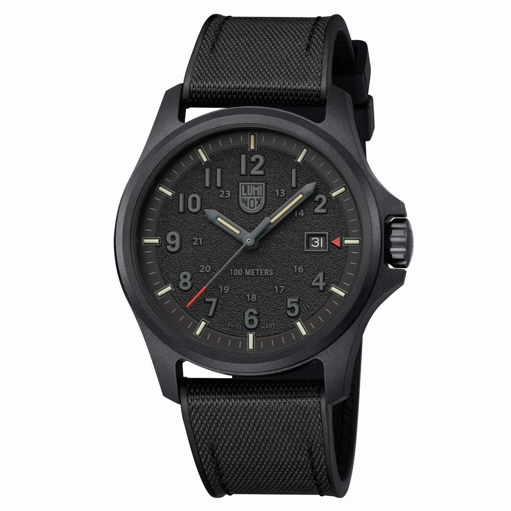 Luminox Men's Watch - Atacama Field Date Black Carbonox Case Rubber Strap | XL.1961