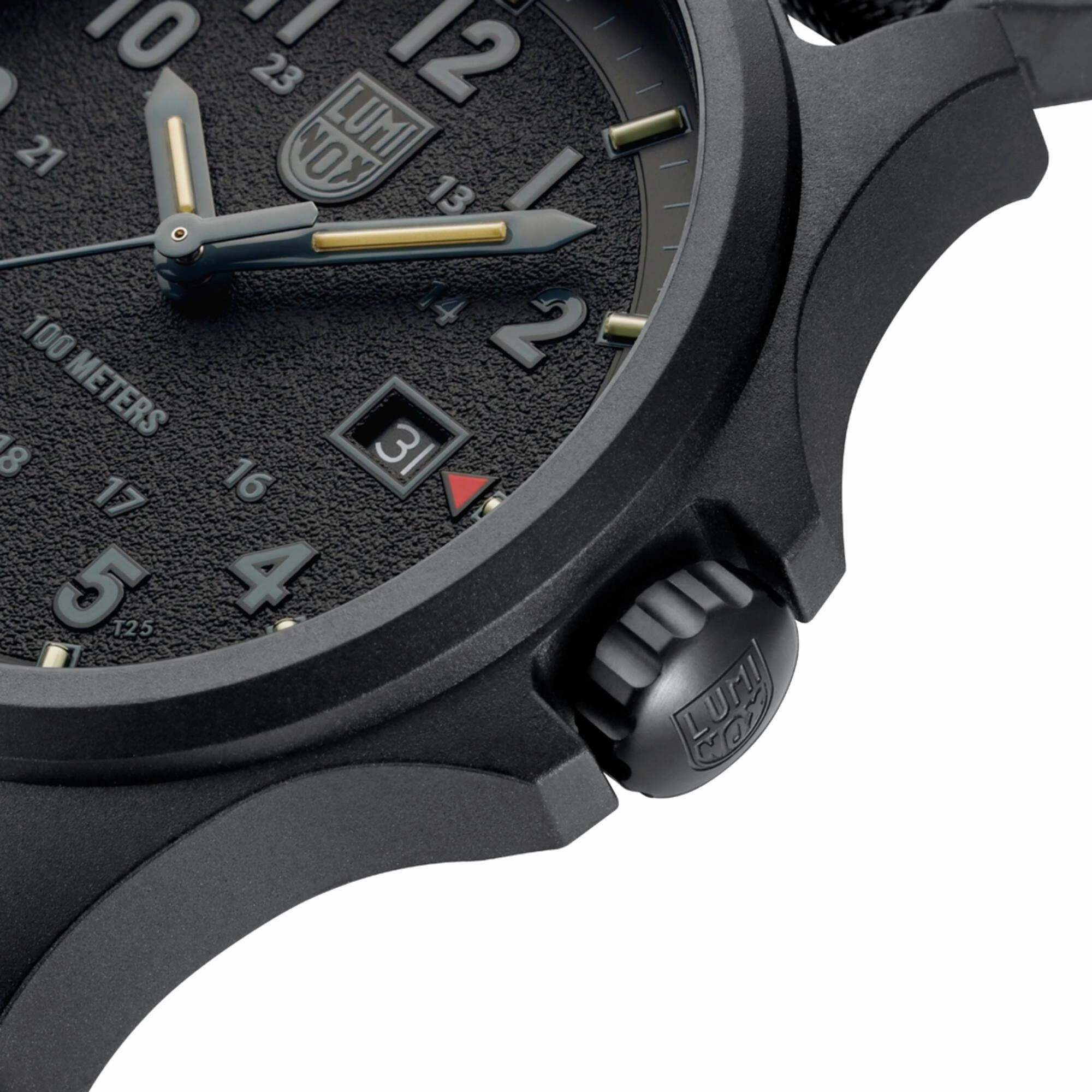 Luminox Men's Watch - Atacama Field Date Black Carbonox Case Rubber Strap | XL.1961