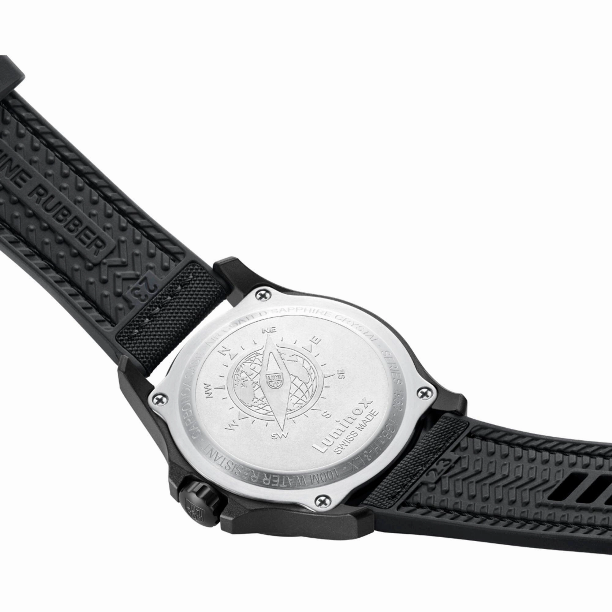 Luminox Men's Watch - Atacama Field Date Black Carbonox Case Rubber Strap | XL.1961