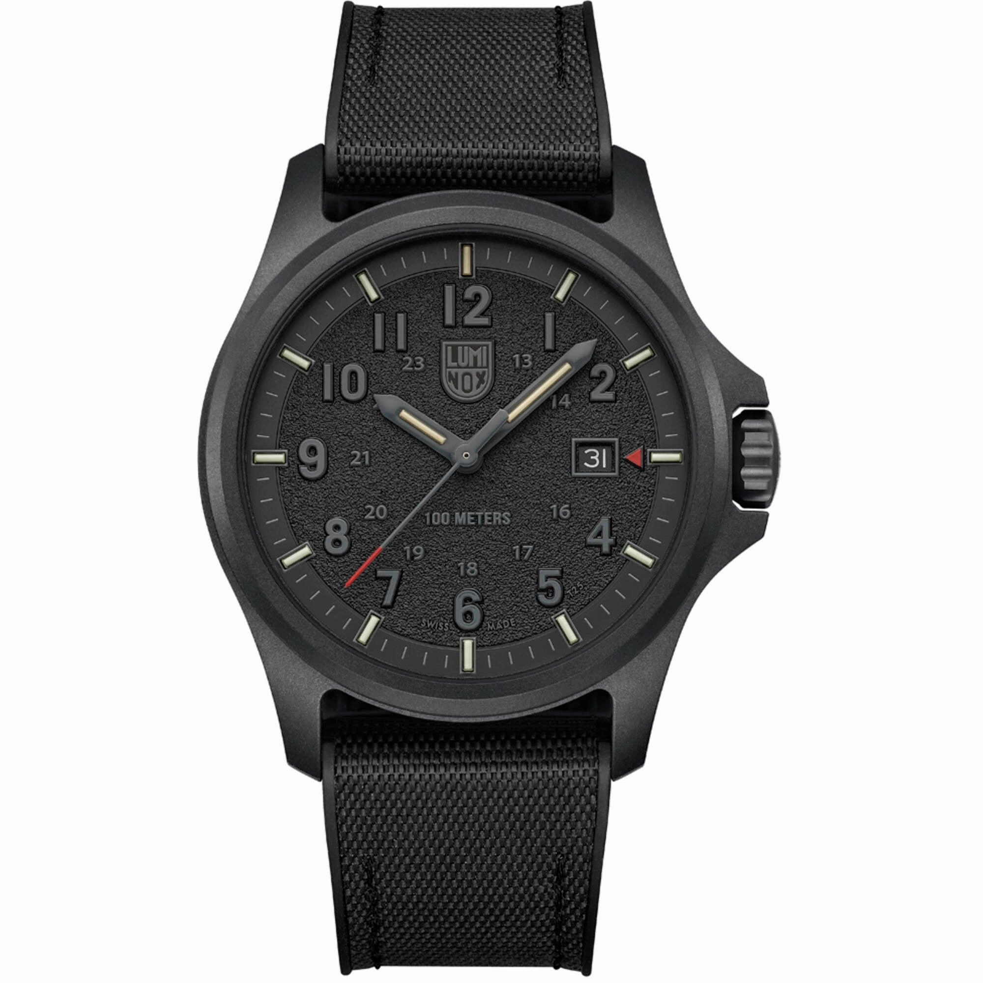 Luminox Men's Watch - Atacama Field Date Black Carbonox Case Rubber Strap | XL.1961