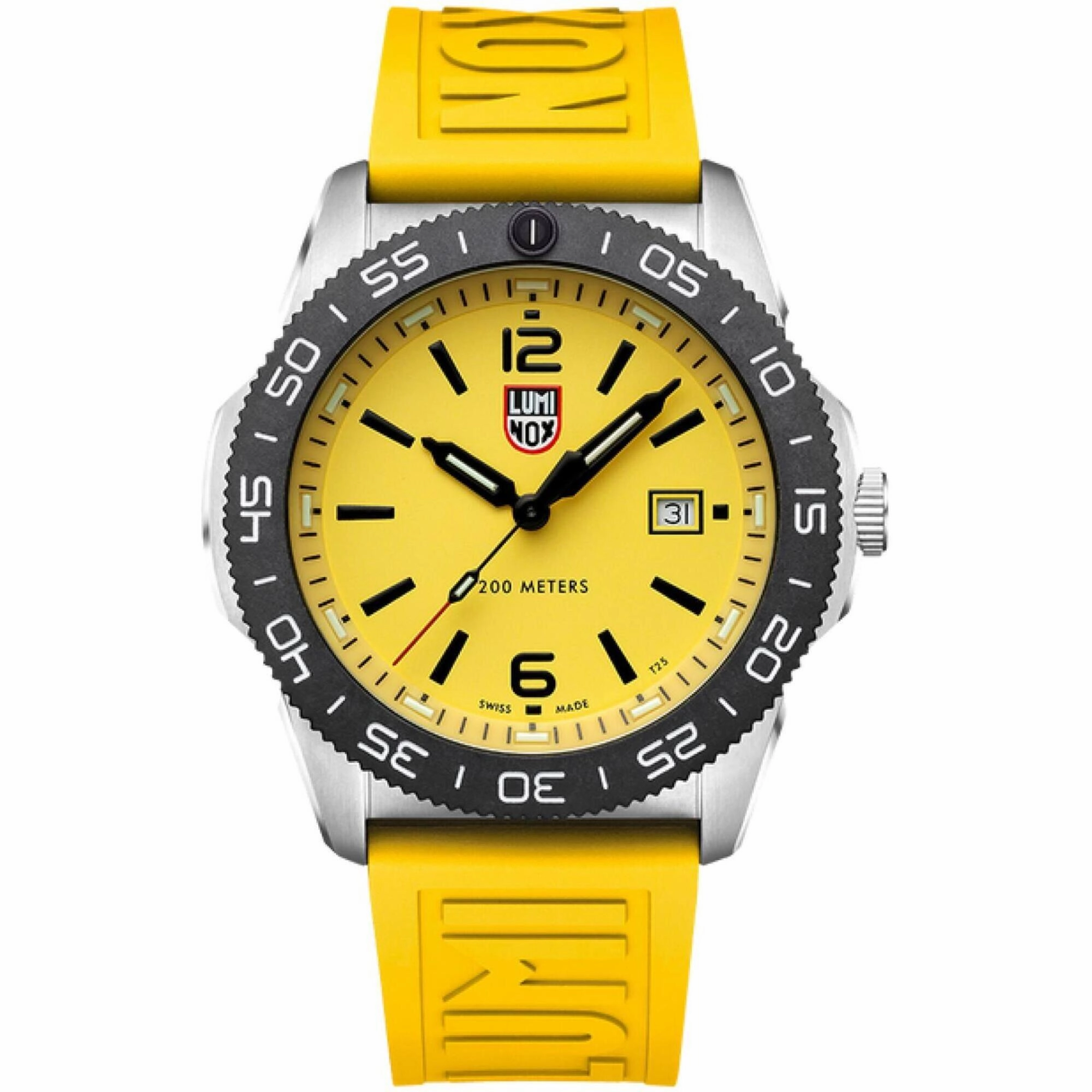 Luminox Men's Watch - Diver Quartz Yellow Dial Silicone Strap | XS.3125