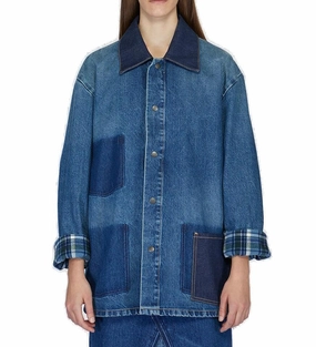 Maison Margiela Boxy Straight Hem Denim Jacket