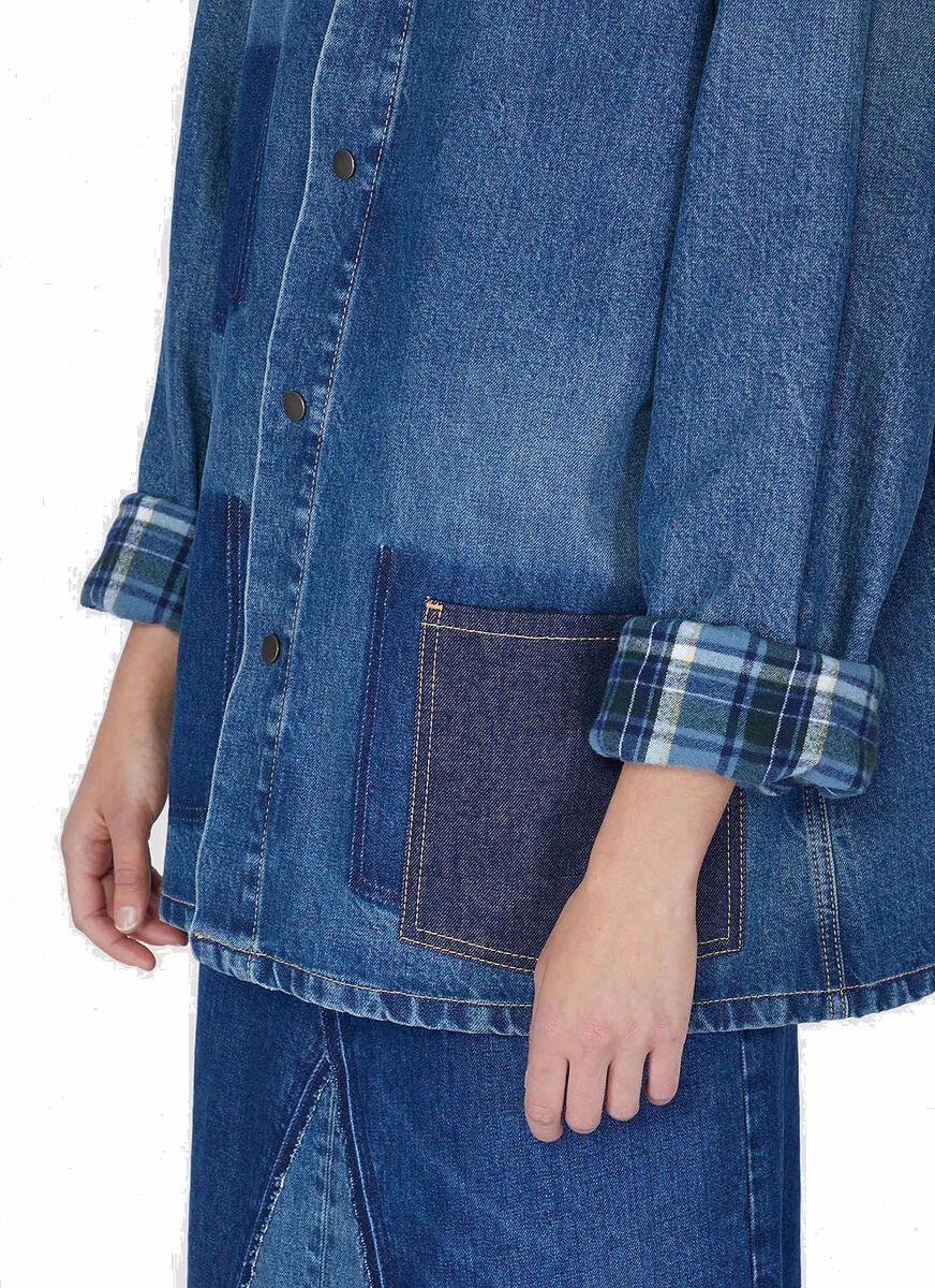 Maison Margiela Boxy Straight Hem Denim Jacket