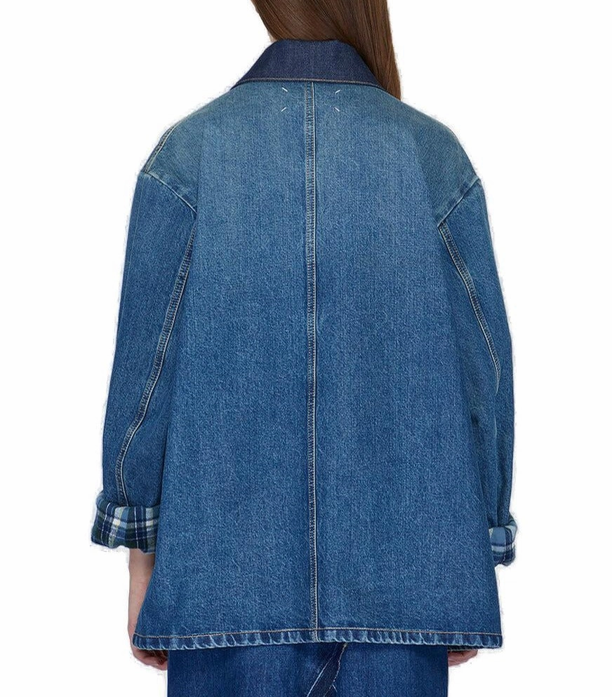 Maison Margiela Boxy Straight Hem Denim Jacket