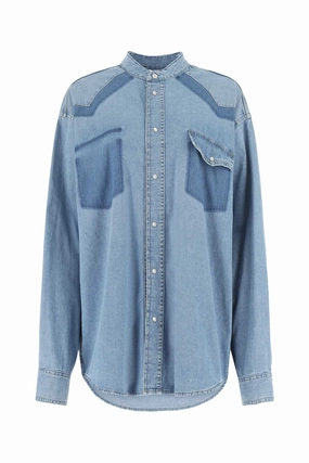 Maison Margiela Button-Up Denim Shirt