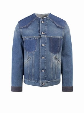 Maison Margiela Buttoned Long-Sleeved Denim Jacket