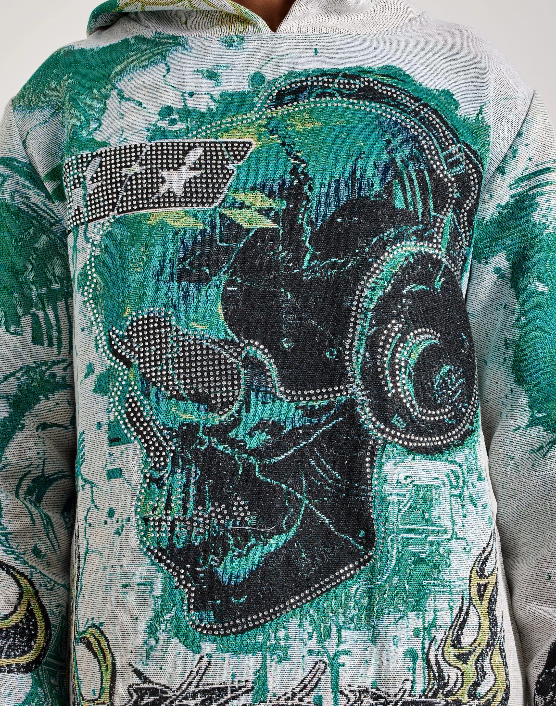 Majestik Shine In The Light Tapestry Hoodie