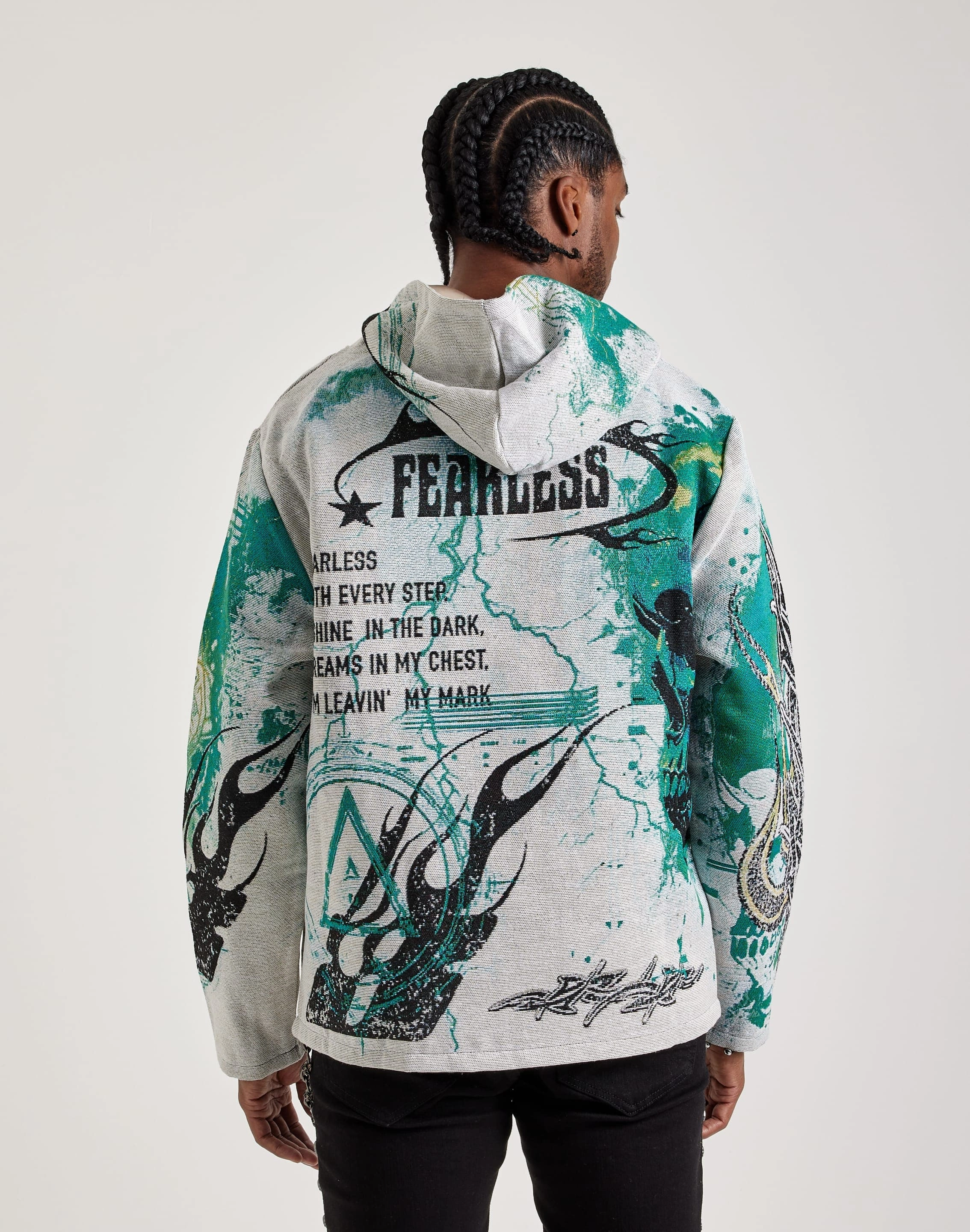 Majestik Shine In The Light Tapestry Hoodie