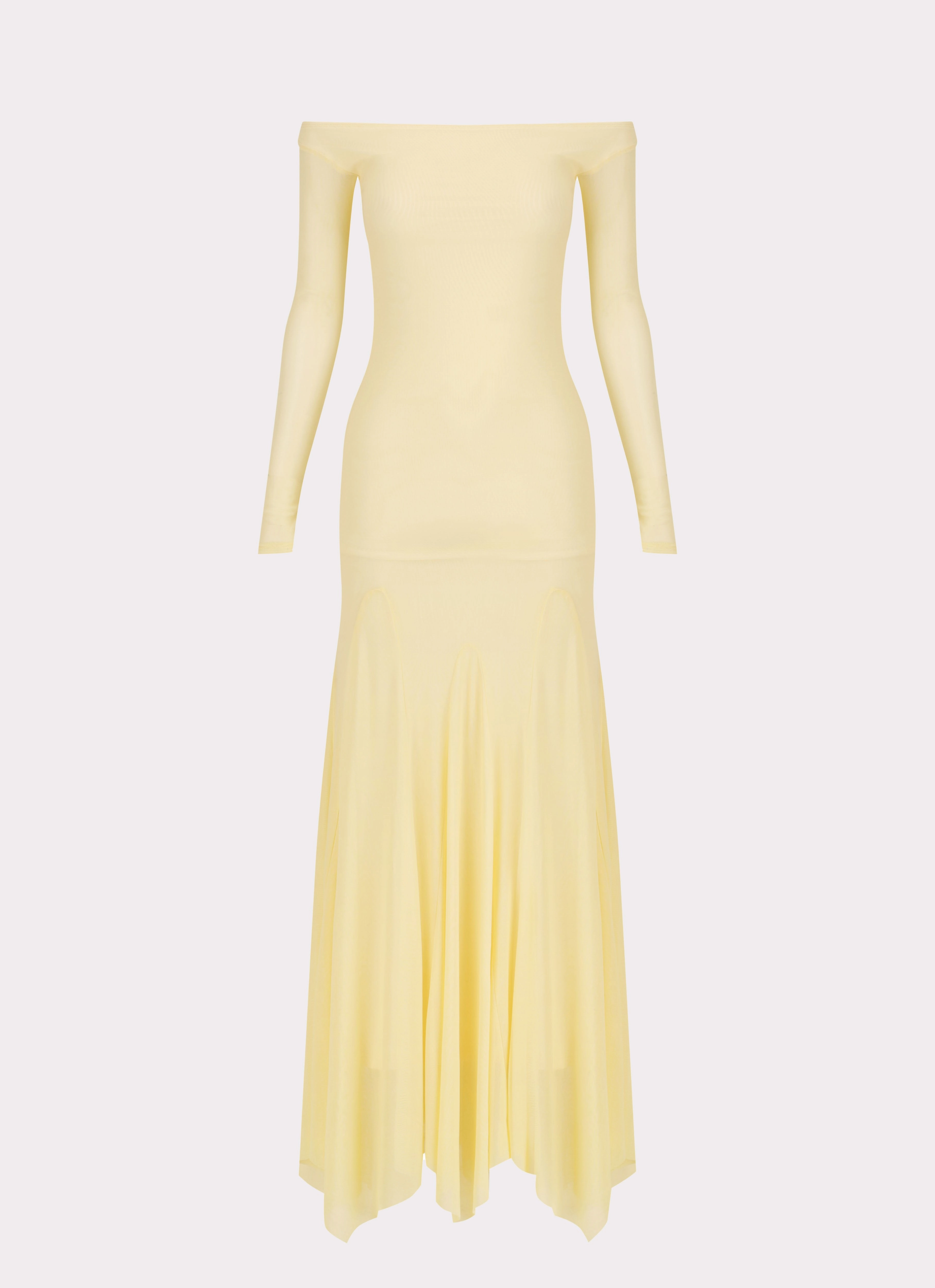 Maribel Maxi Dress - Yellow