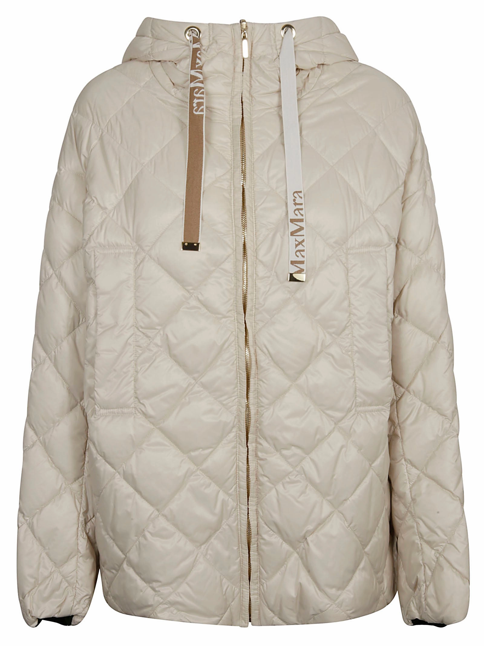 Max Mara The Cube Drawstring Hooded Coat
