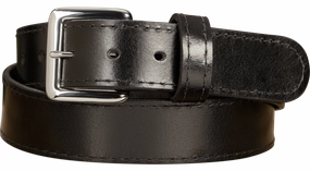 Men's Black Water Buffalo Leather Belt