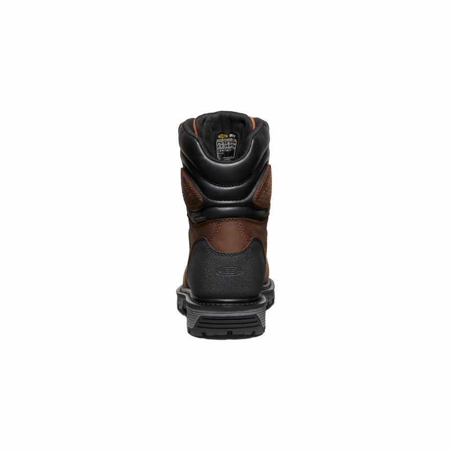 Men's Camden 8" Waterproof Boot (Carbon Toe)  |  Leather Brown/Black
