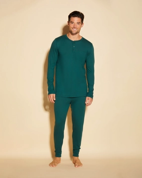 Men's Henley & Jogger Pajama Set