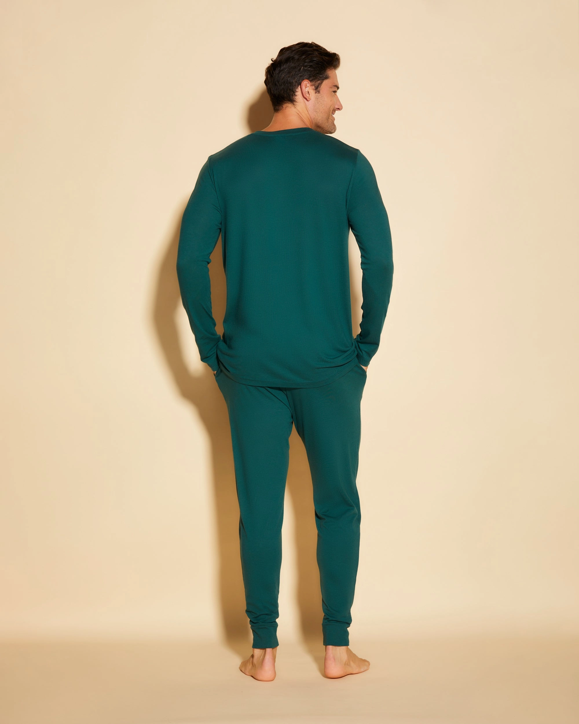 Men's Henley & Jogger Pajama Set