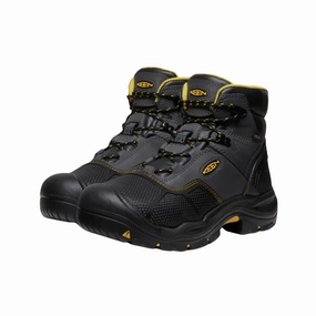 Men's Logandale Mid Waterproof (Steel Toe) Boot - Raven/Black (D Width)