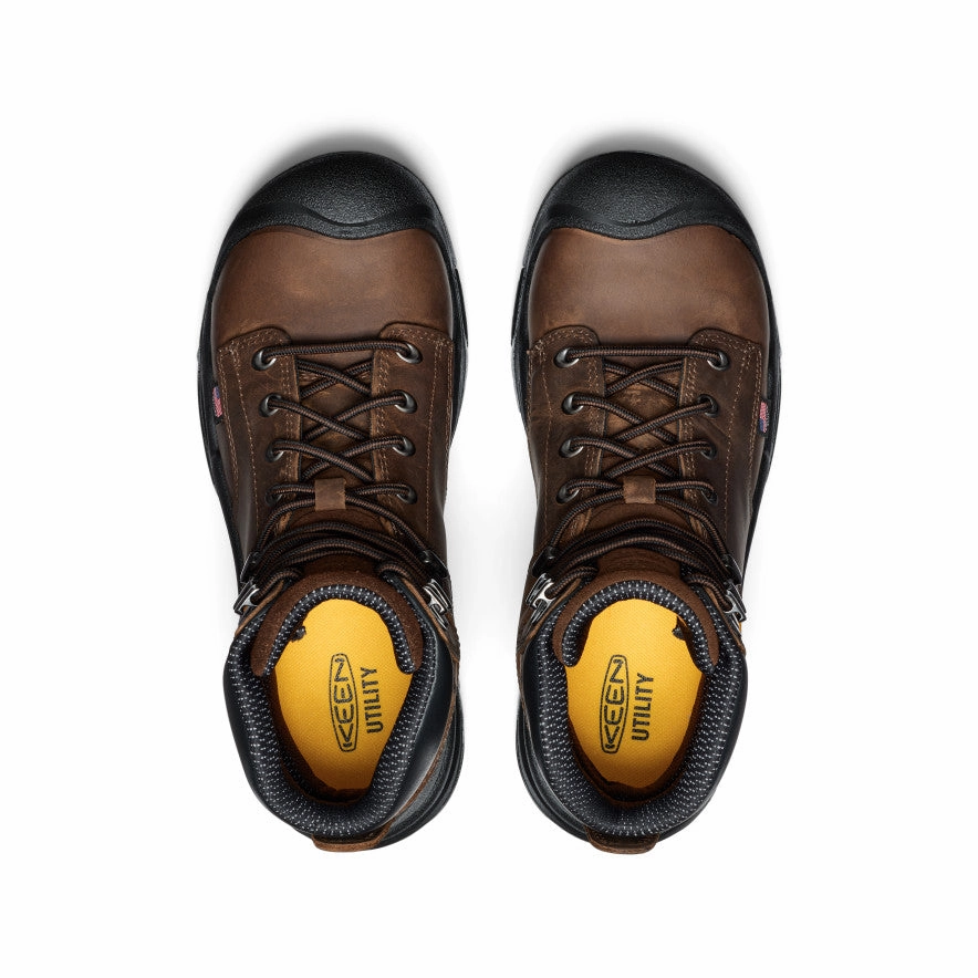 Men's Mt Vernon II 6" Waterproof Boot (Steel Toe)  |  Dark Earth/Black