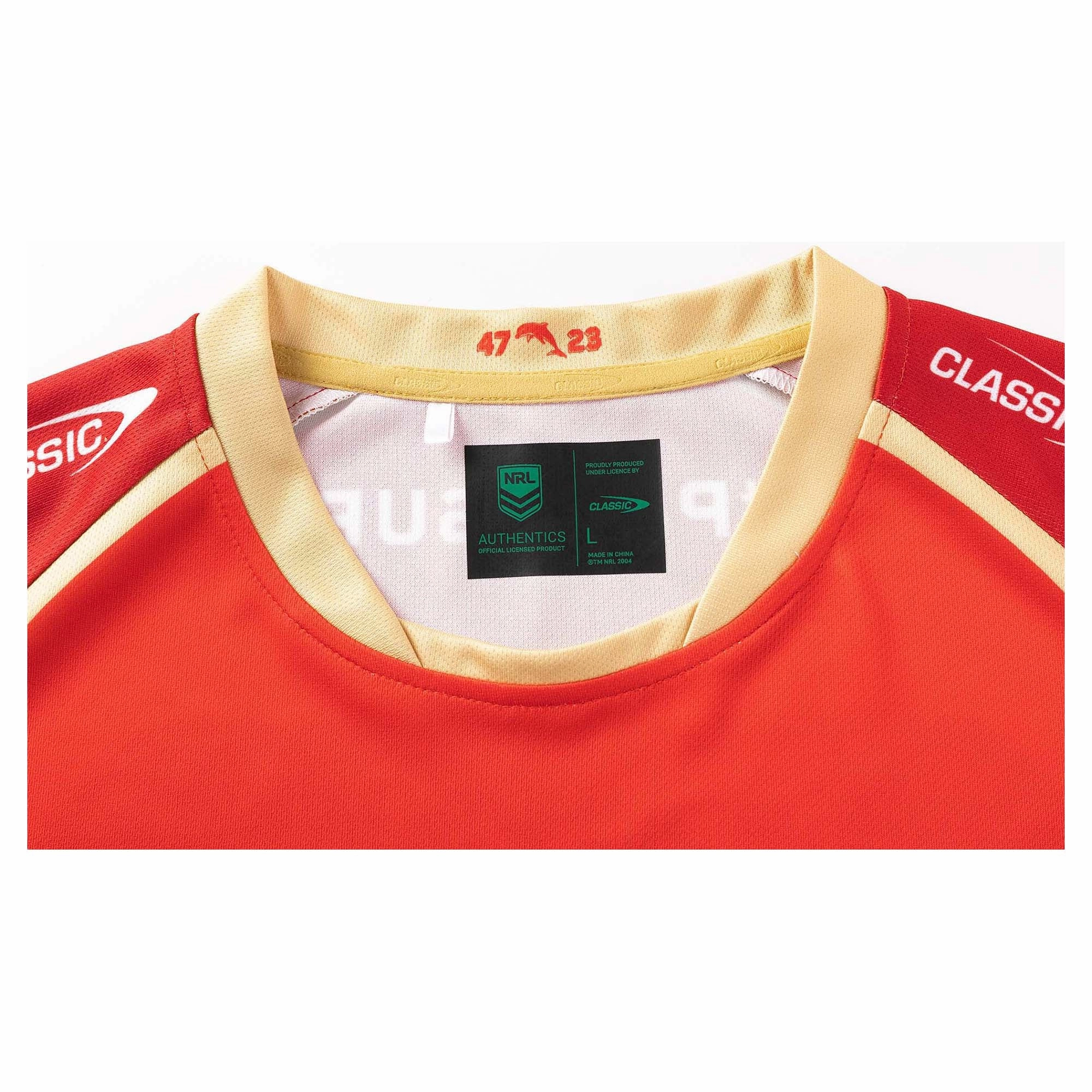 Men's NRL Redcliffe Dolphins 2025 Home Jersey