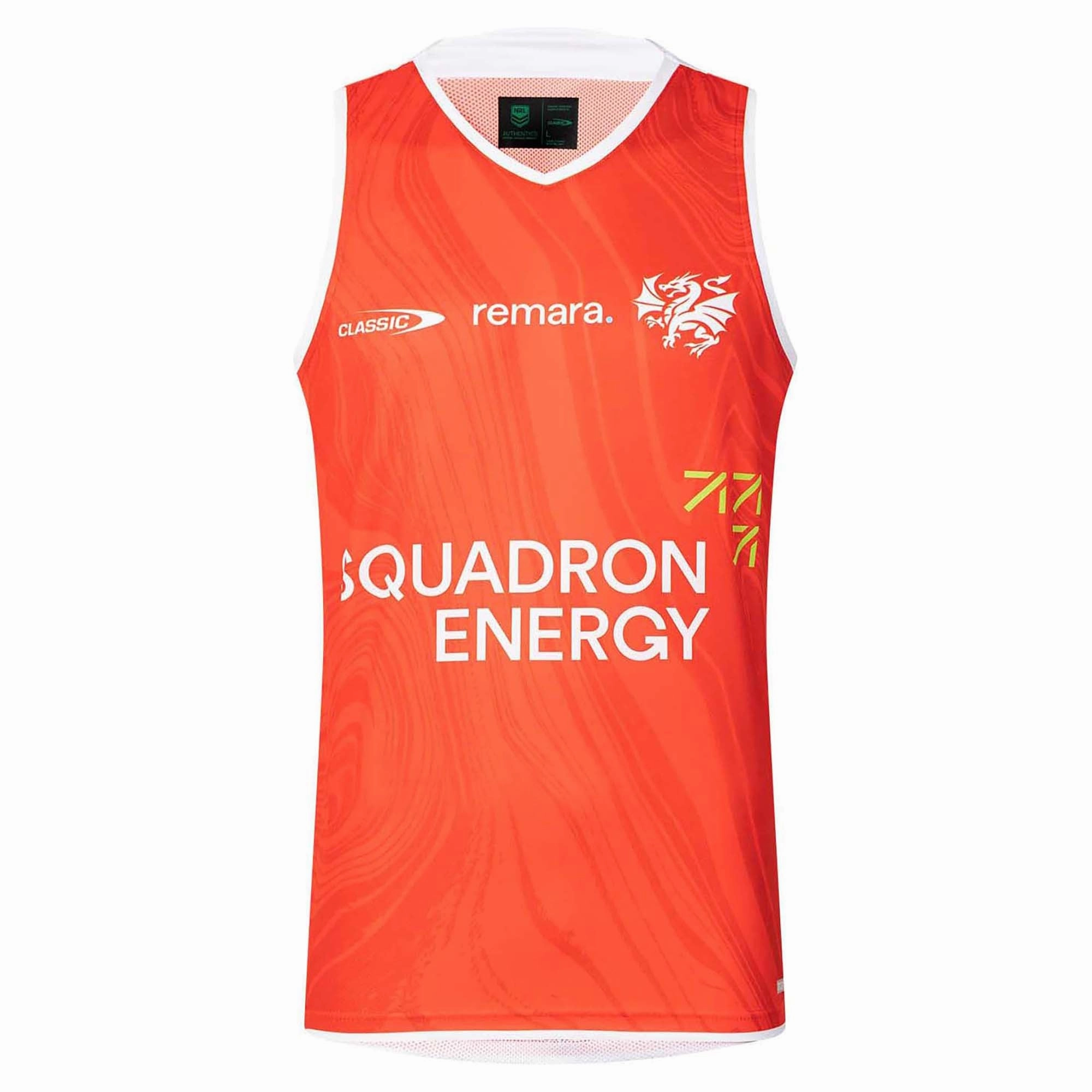 Men's NRL St. George Illawarra Dragons 2025 Pro Training Singlet
