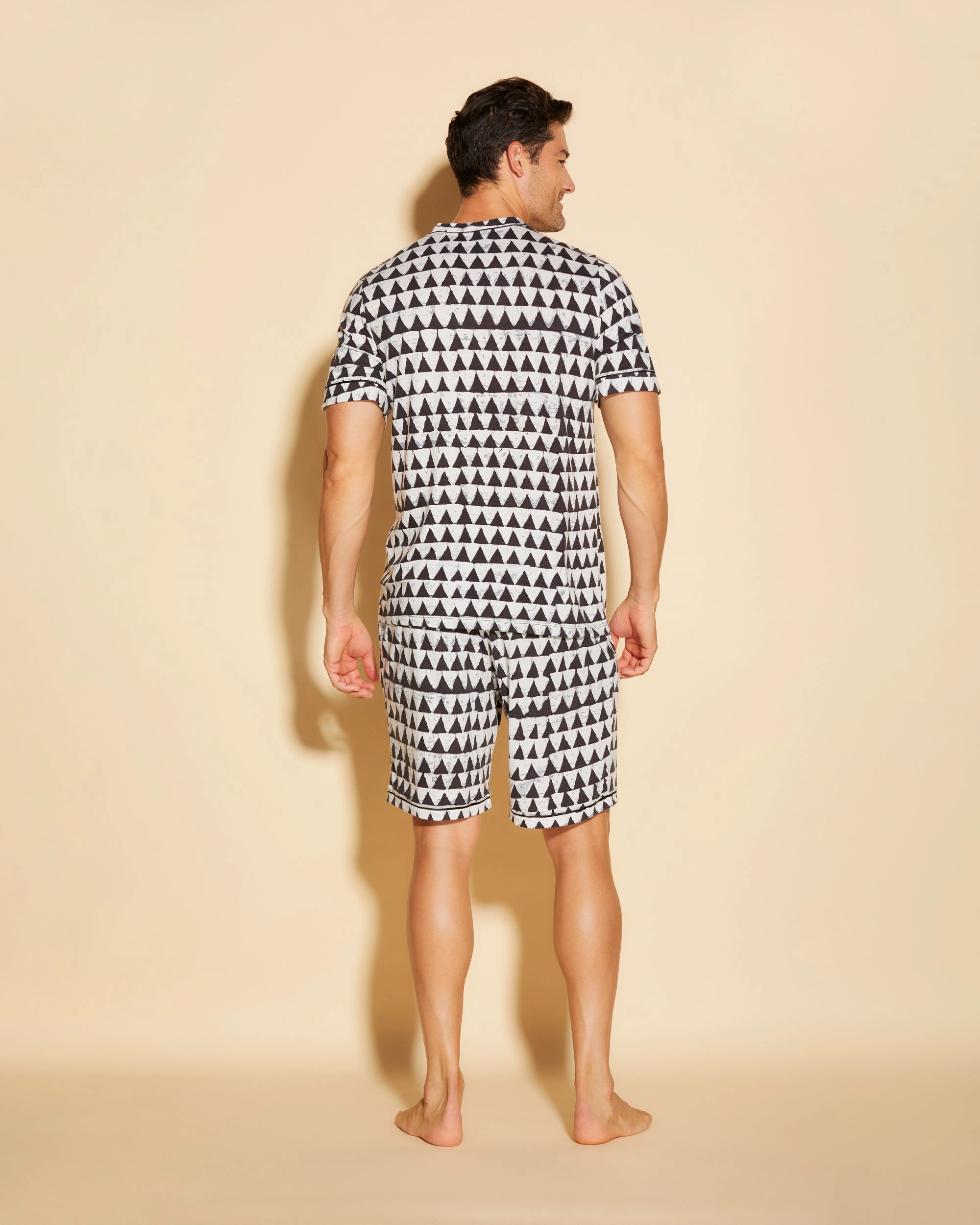 Men's Short Sleeve Top & Shorts Pajama Set
