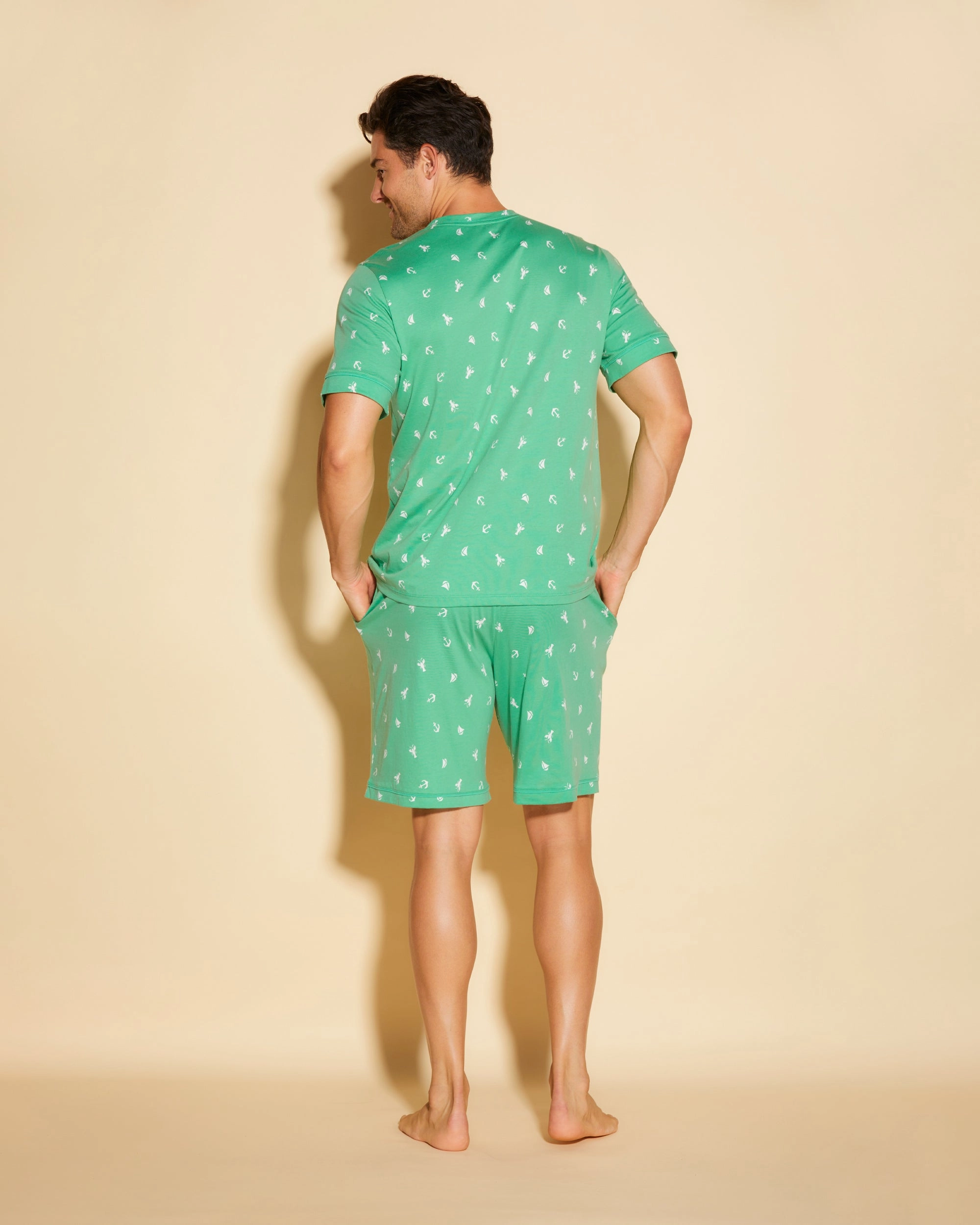Men's T Shirt & Short Lounge Set