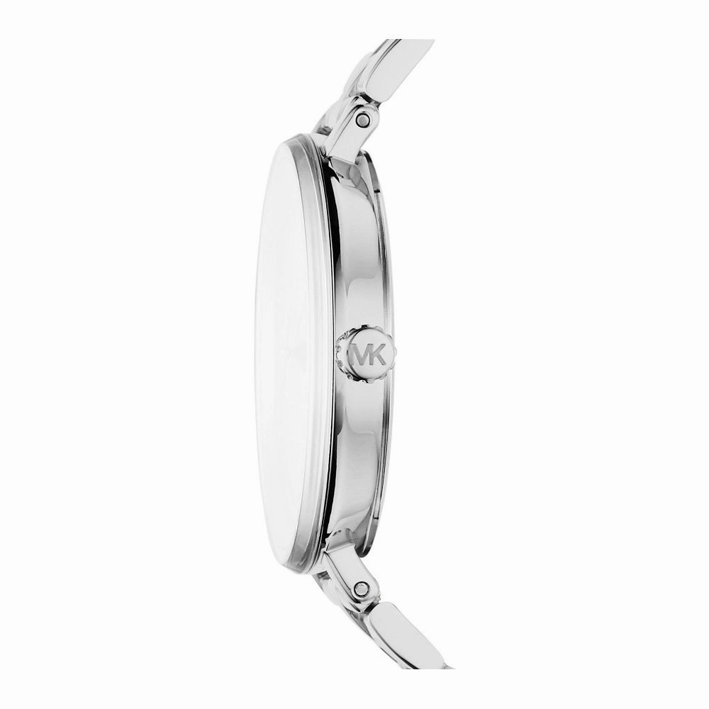 Michael Kors MK3791 Women's BRAND NEW BRIDGETTE SILVER TONE GLITZ WATCH