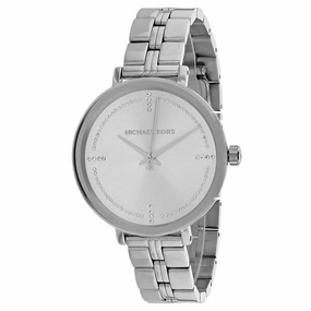 Michael Kors MK3791 Women's BRAND NEW BRIDGETTE SILVER TONE GLITZ WATCH