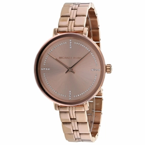 Michael Kors MK3793 Women's Bridgette Rose Dial Watch