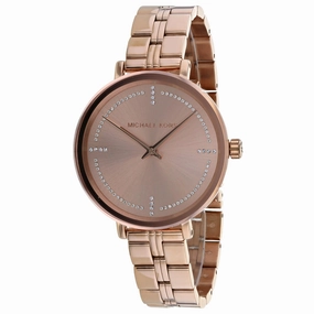 Michael Kors MK3793 Women's Bridgette Rose Dial Watch