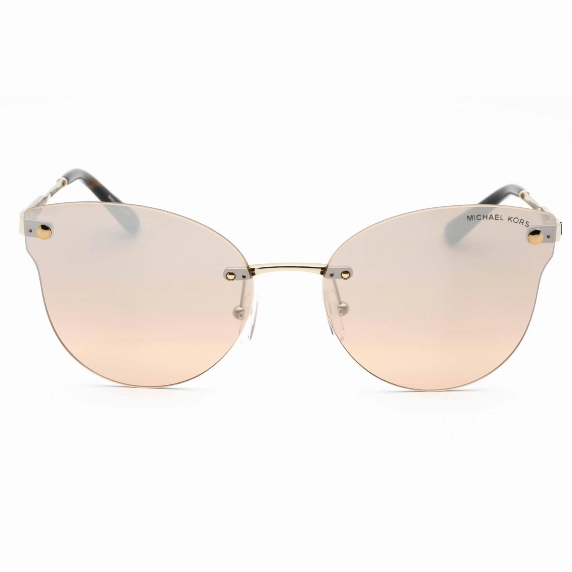 Michael Kors Women's Sunglasses - Light Gold Metal Rimless Cat Eye | 0MK1130B 10143D