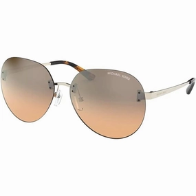 Michael Kors Women's Sunglasses - Light Gold Round Frame | MICHAEL KORS 0MK1037 12128Z