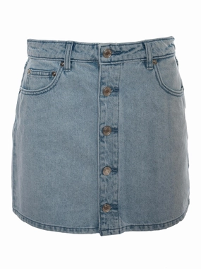 Michael Michael Kors Mid-Rise Mini Denim Skirt