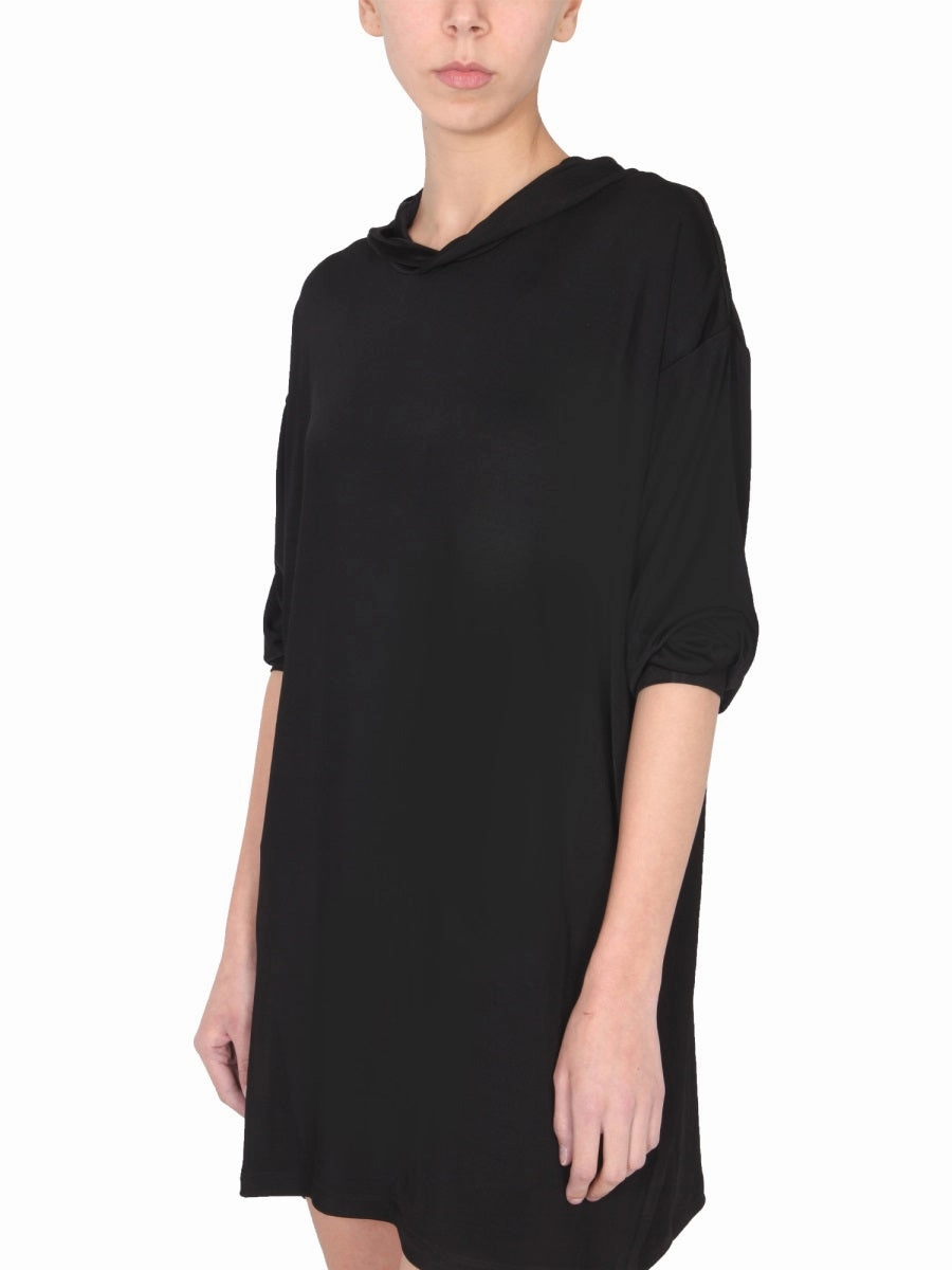 MM6 Maison Margiela Long Sleeved Hooded Dress