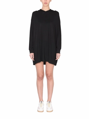 MM6 Maison Margiela Long Sleeved Hooded Dress