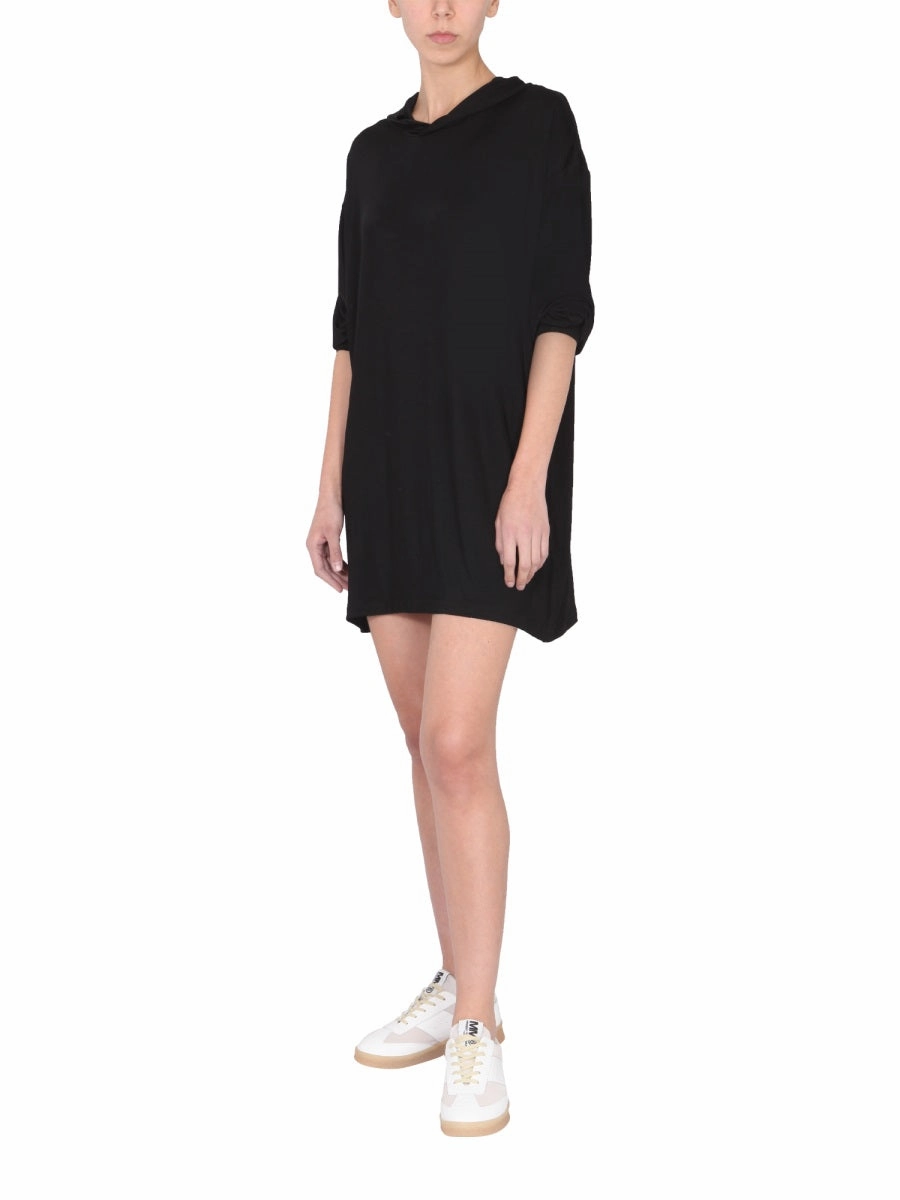 MM6 Maison Margiela Long Sleeved Hooded Dress