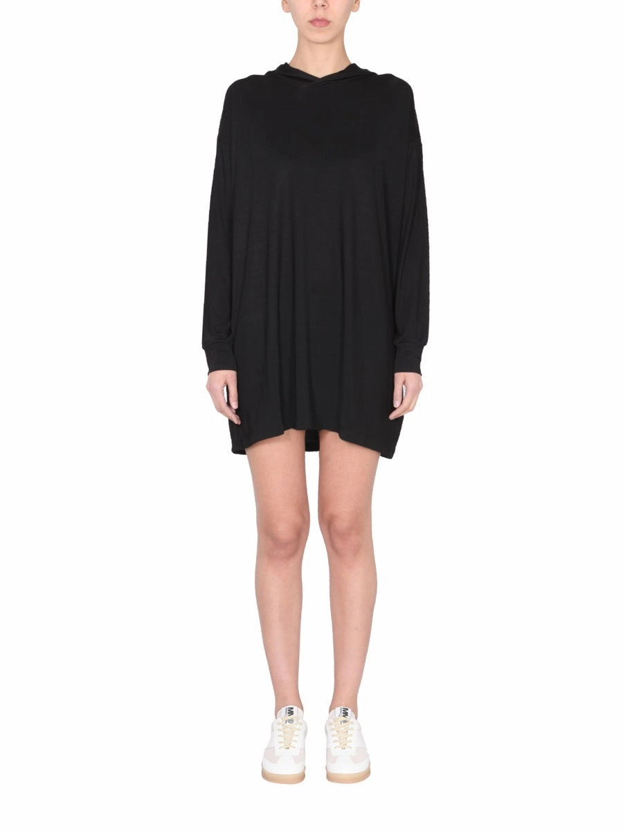 MM6 Maison Margiela Long Sleeved Hooded Dress