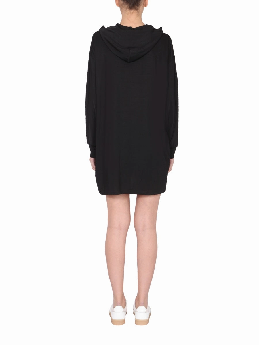 MM6 Maison Margiela Long Sleeved Hooded Dress