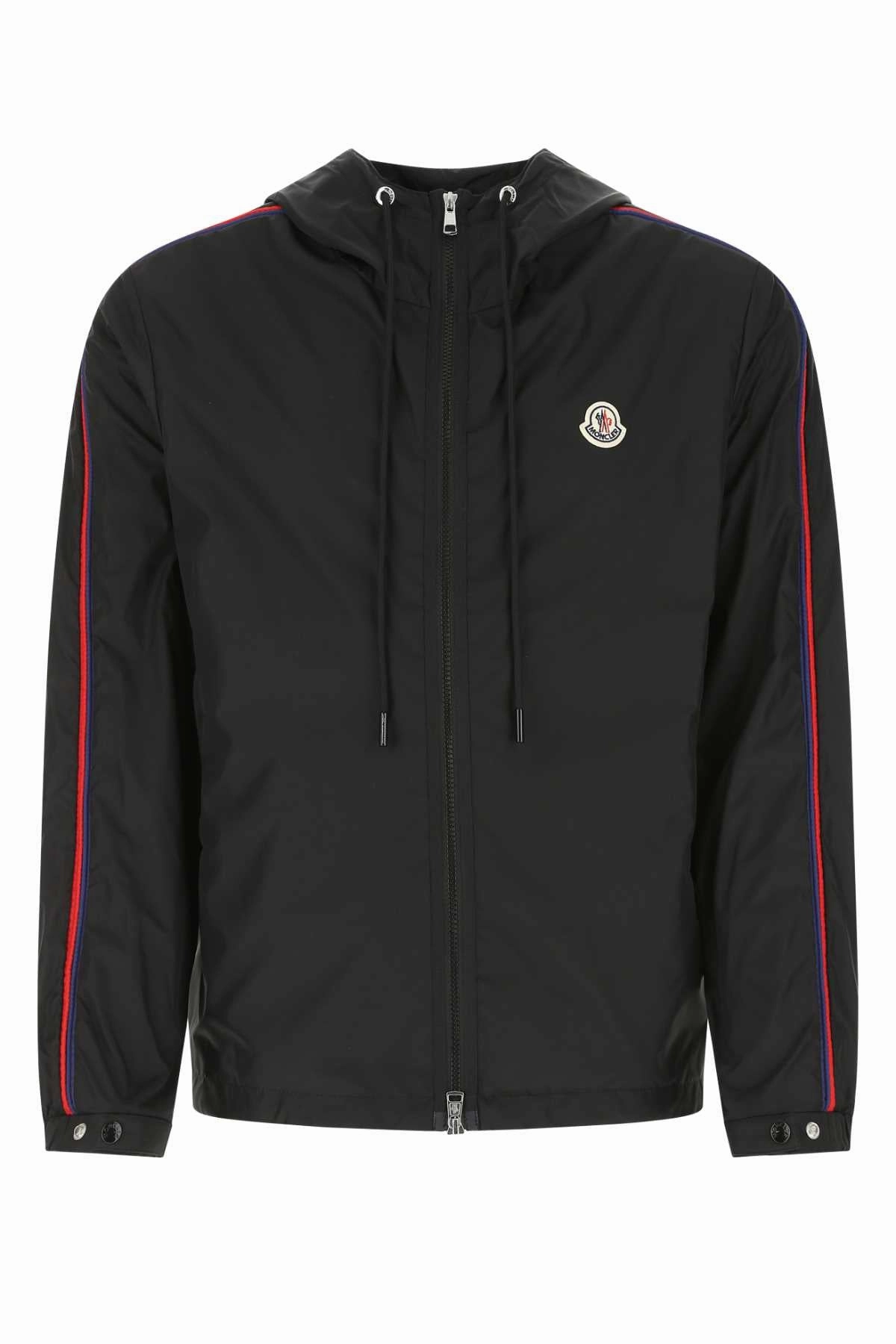 Moncler Logo Patch Drawstring Hooded Jacket