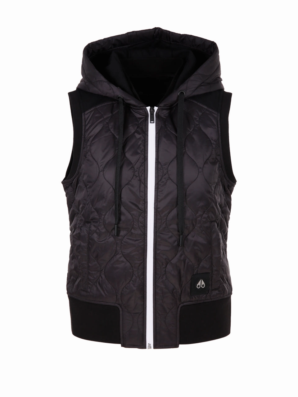 Moose Knuckles Zip-Up Sleeveless Hooded Gilet