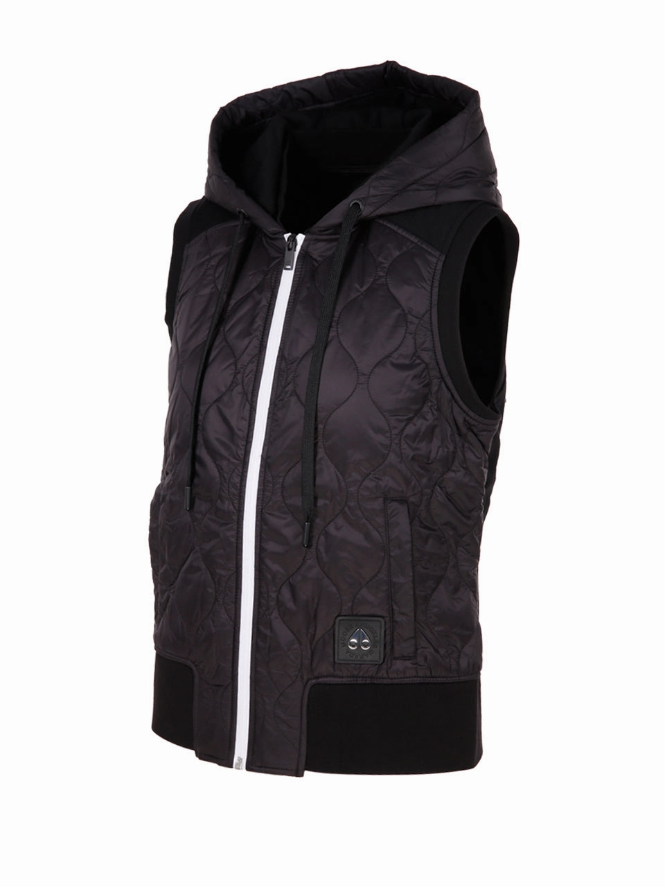 Moose Knuckles Zip-Up Sleeveless Hooded Gilet