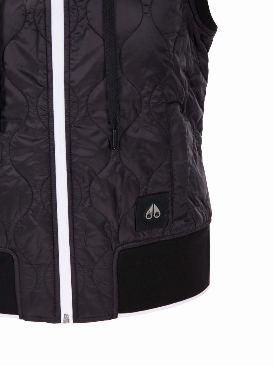 Moose Knuckles Zip-Up Sleeveless Hooded Gilet