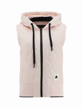 Moose Knuckles Zip-Up Sleeveless Hooded Gilet