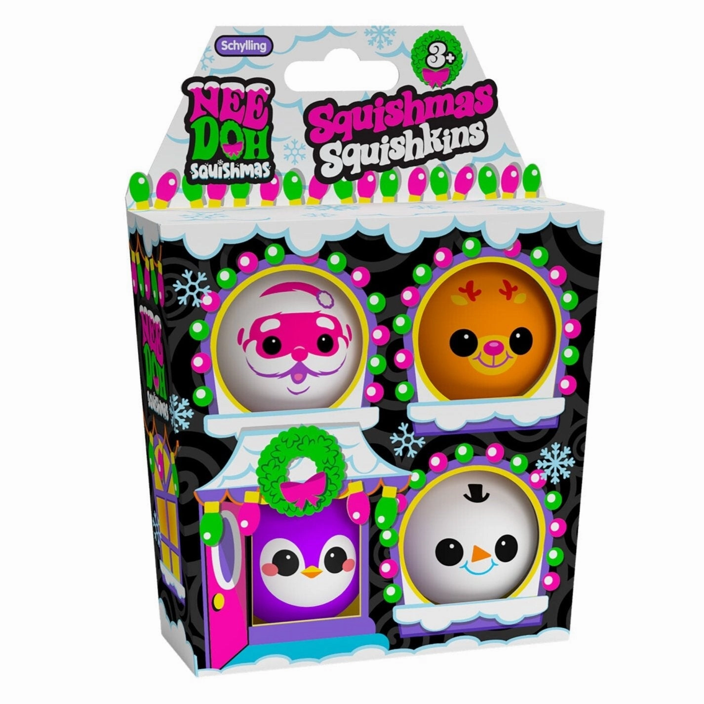 NeeDoh Squishmas Squishkins - Set of 4