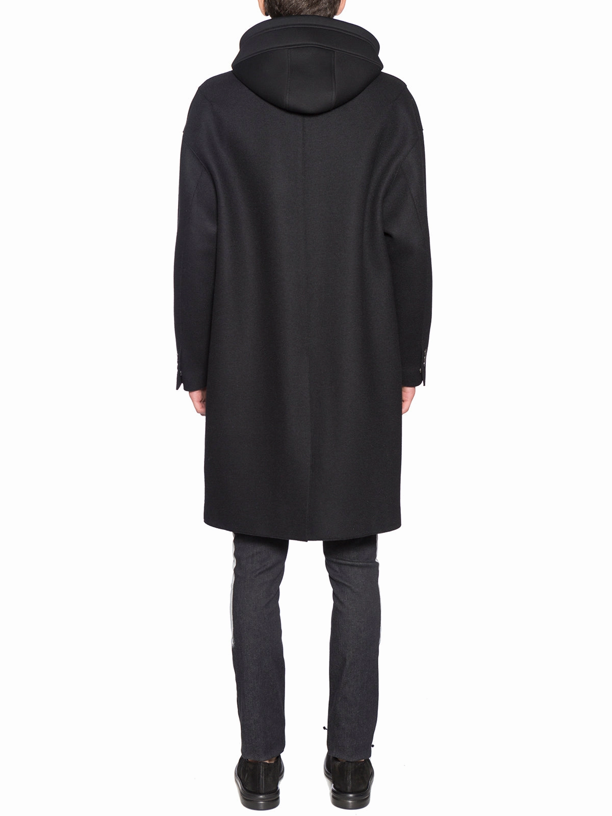 Neil Barrett Zip Detailed Hooded Coat