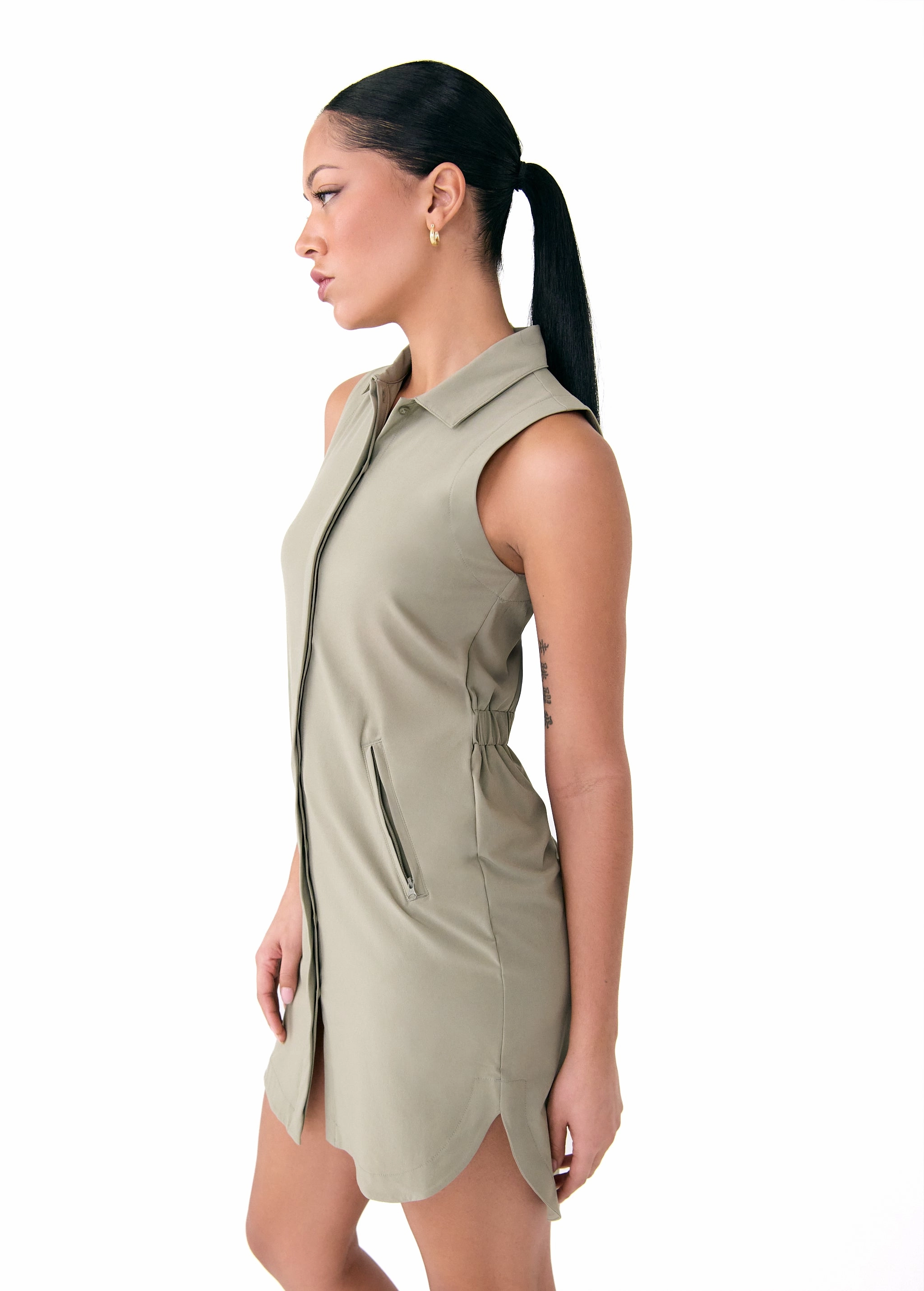 Olivie Shirt Dress