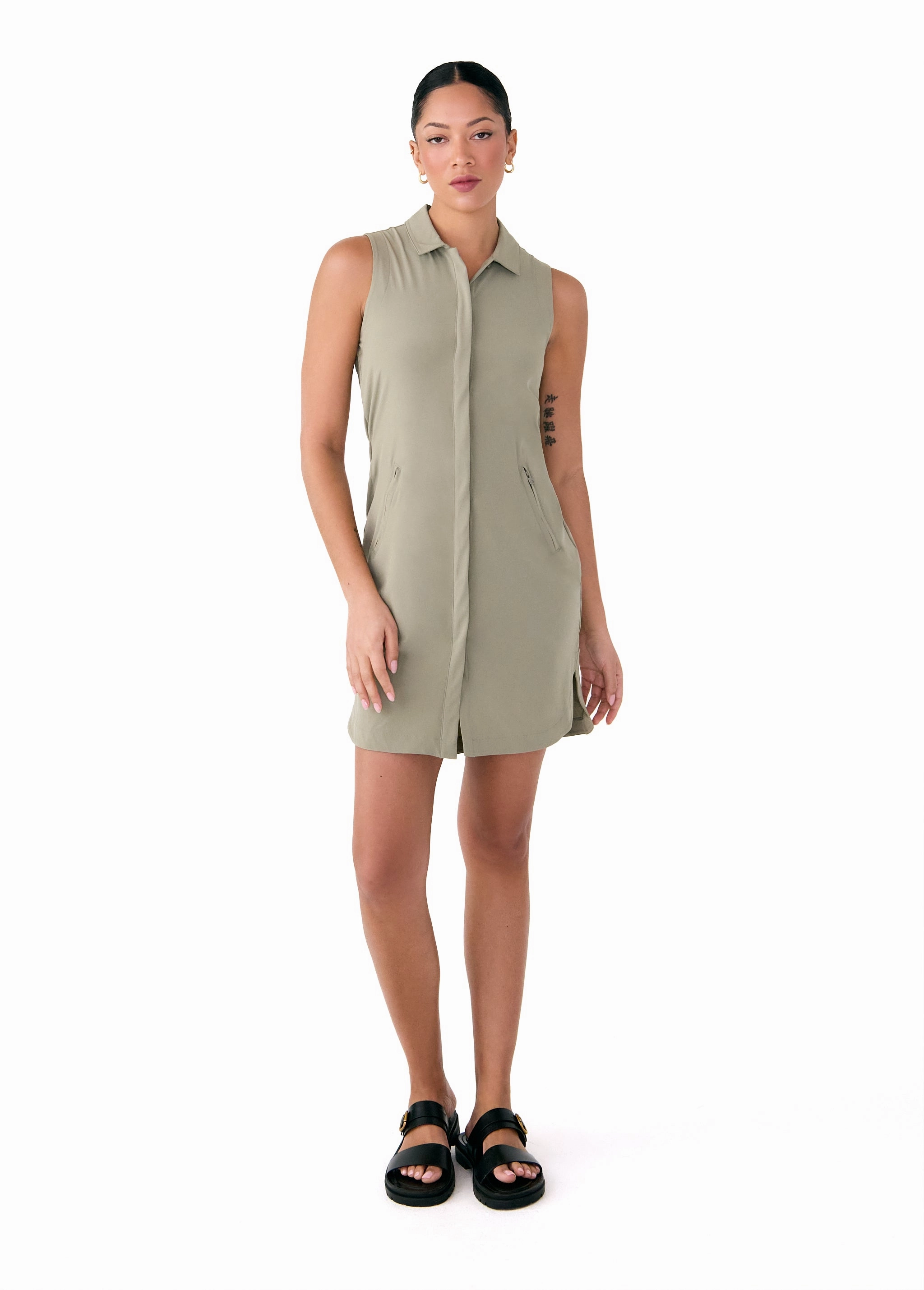 Olivie Shirt Dress