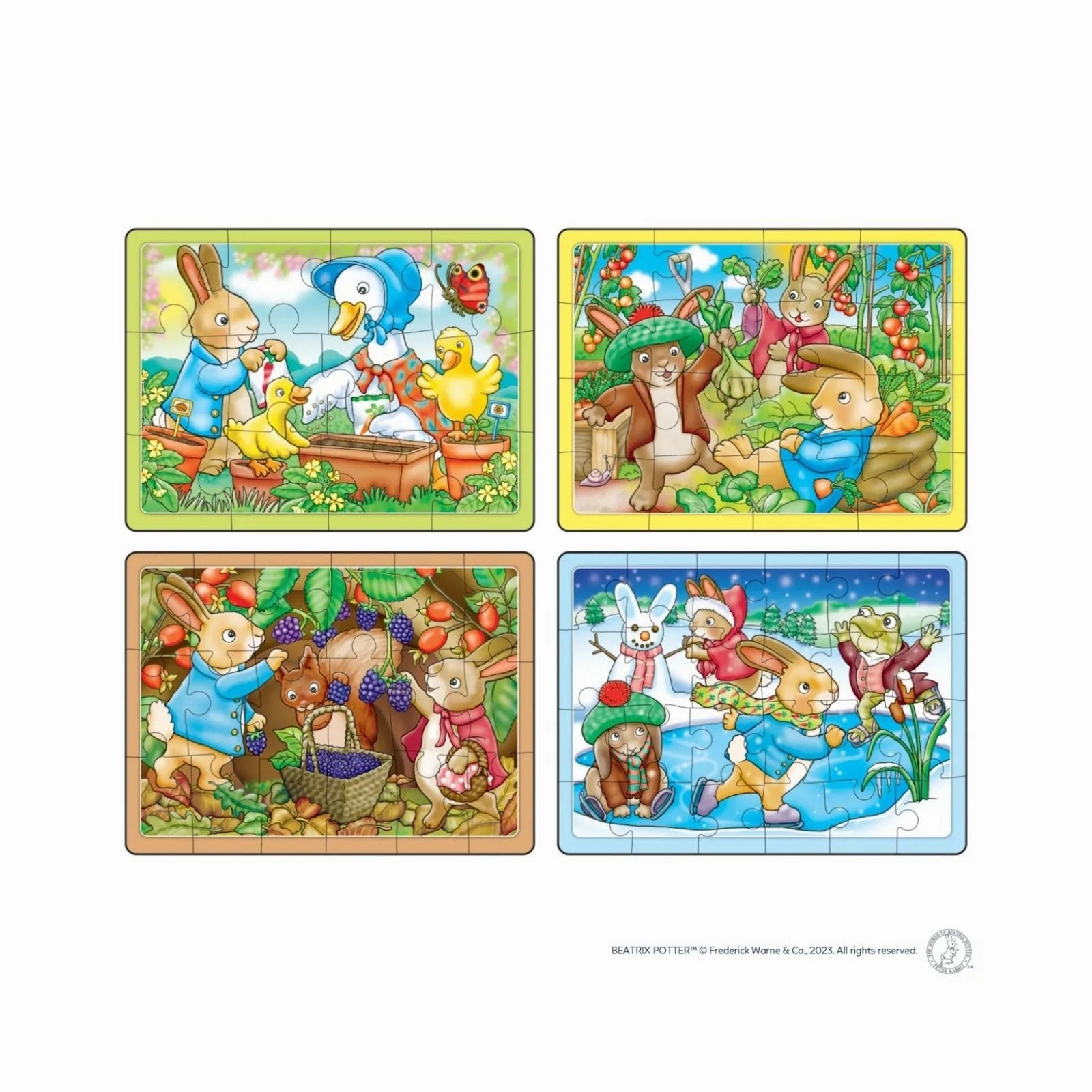 Orchard Toys Peter Rabbit 4-in-a-Box Puzzles
