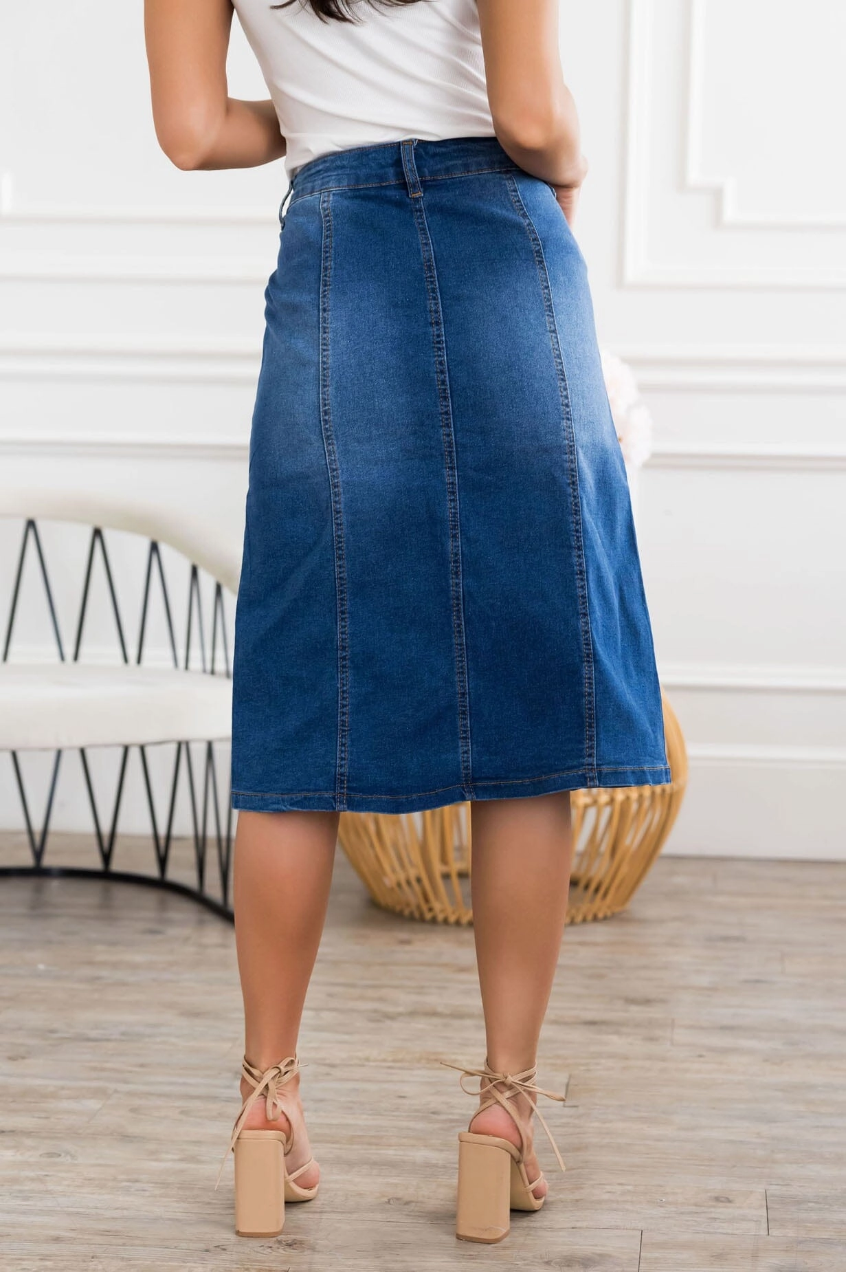 Out For More Denim Skirt
